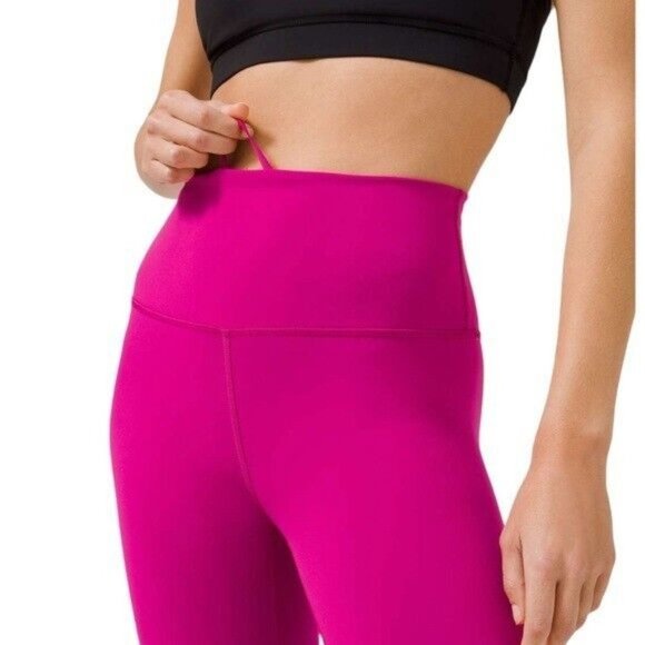 Lululemon Wunder Train High-Rise Tight 25" Ripened Raspberry Everlux Size 4 - Picture 2 of 11